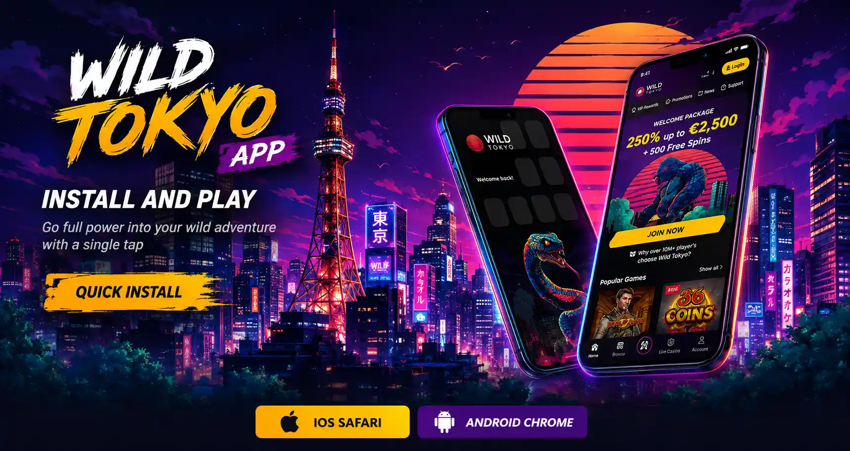 Mobile casino app